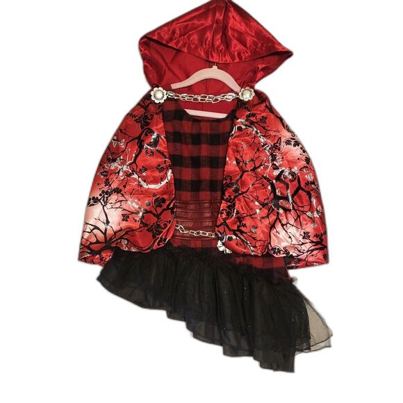 EVER AFTER HIGH CERISE HOOD KIDS HALLOWEEN COSTUME Girls Medium 8-10 - Picture 3 of 11